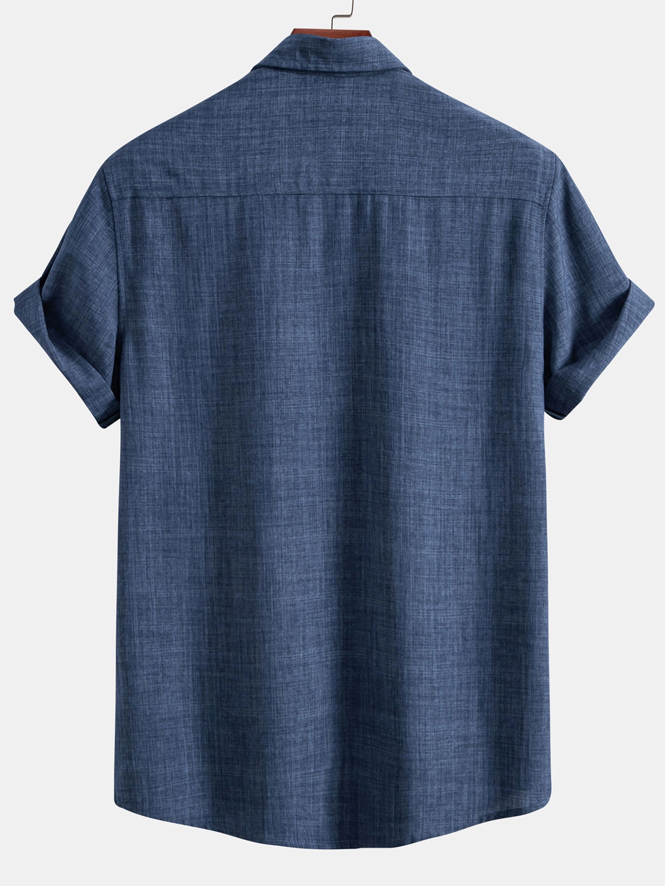 Camisa Textured Button Up With Two Pockets