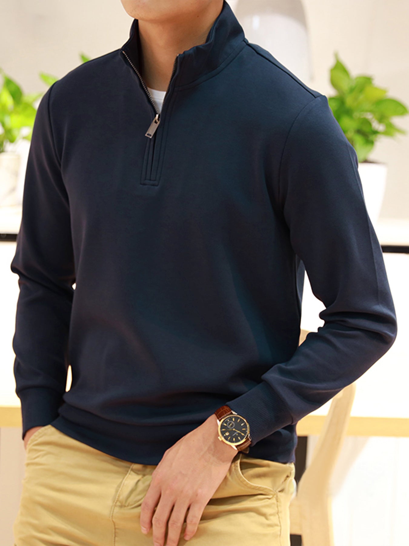 Sudadera CozySpacer Half Zip