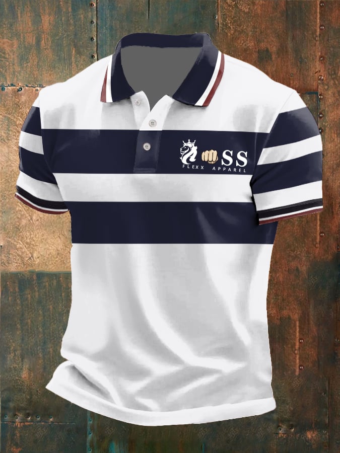 Camisa polo elegantee ejecutivo casual for men with contrasting colors