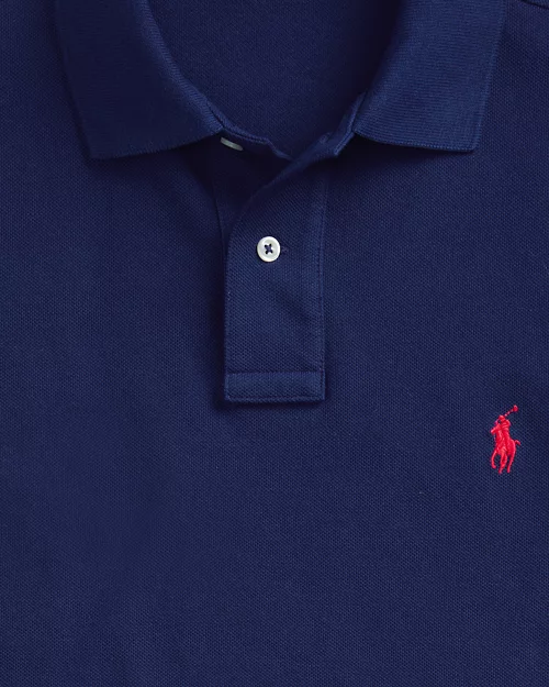 Camisa polo de malla de corte entallado personalizada - vista 6
