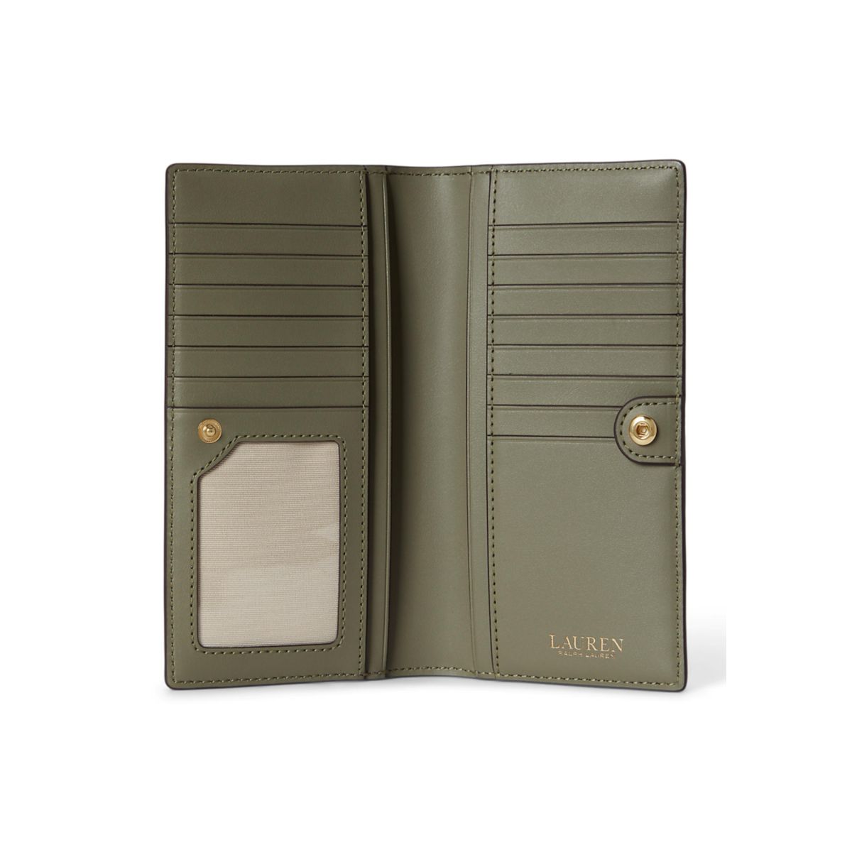 Crosshatch Leather Slim Wallet - 3