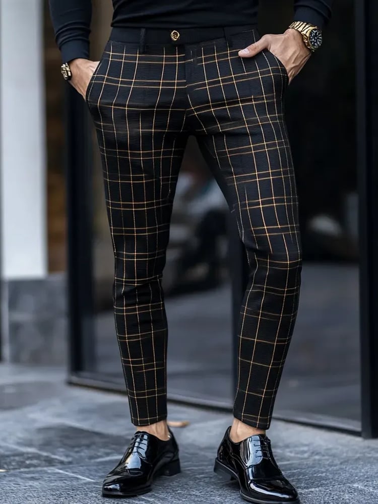 Casual de lujo Suit Trousers para hombre