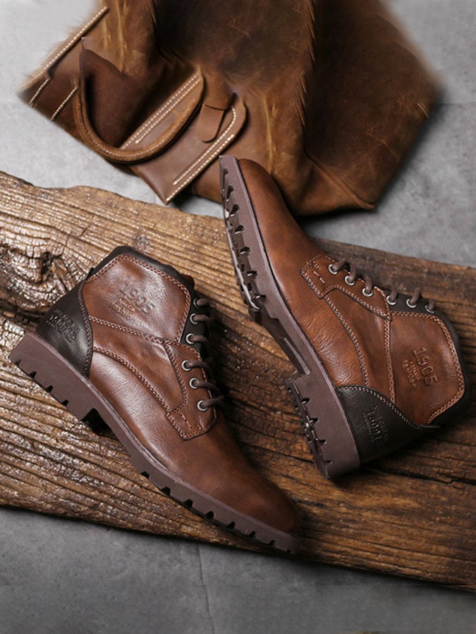 Botas casual cierre Lace-Up Martin