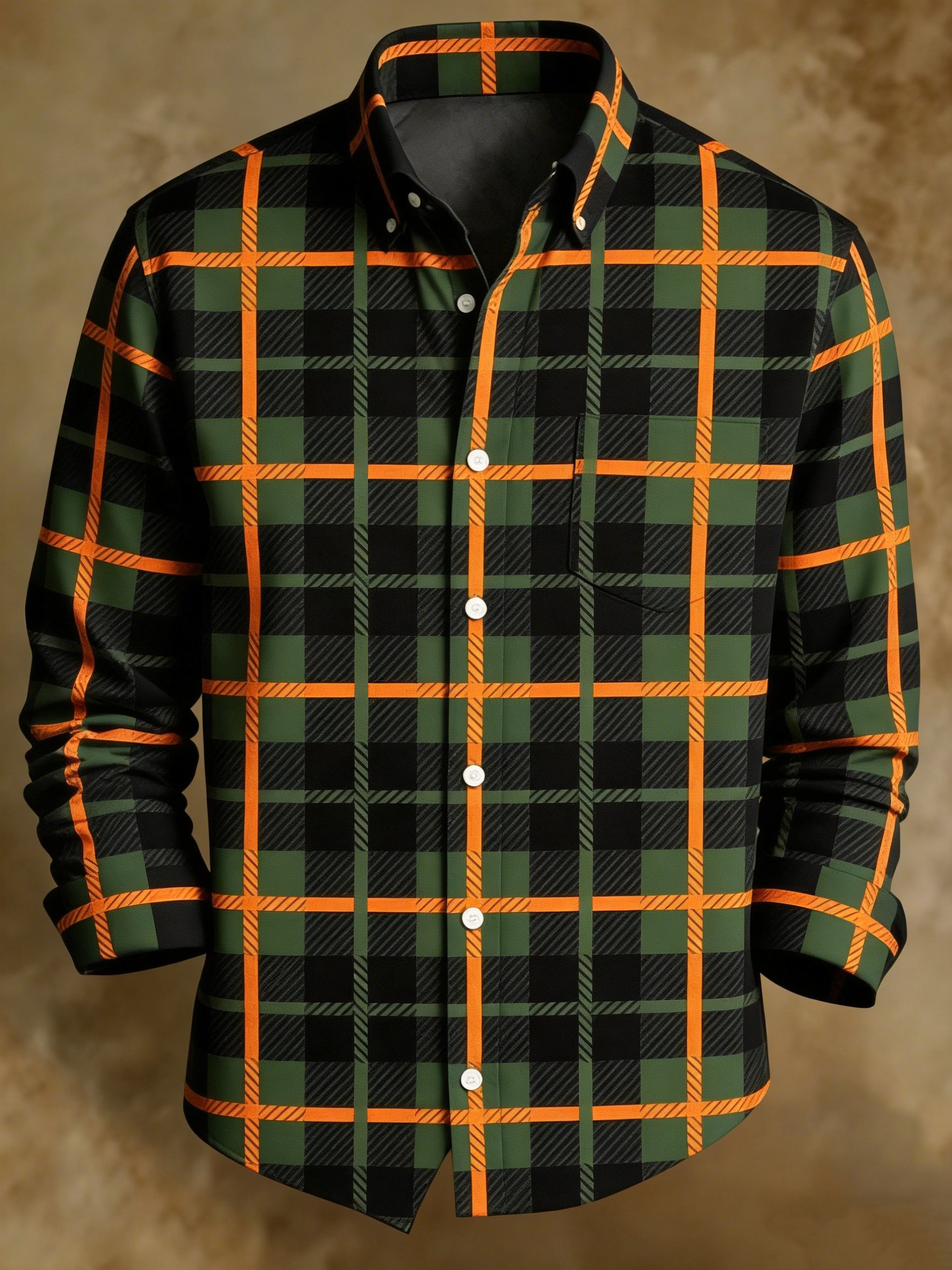 Geométrico a cuadros Abstract Arcamiseta para hombre