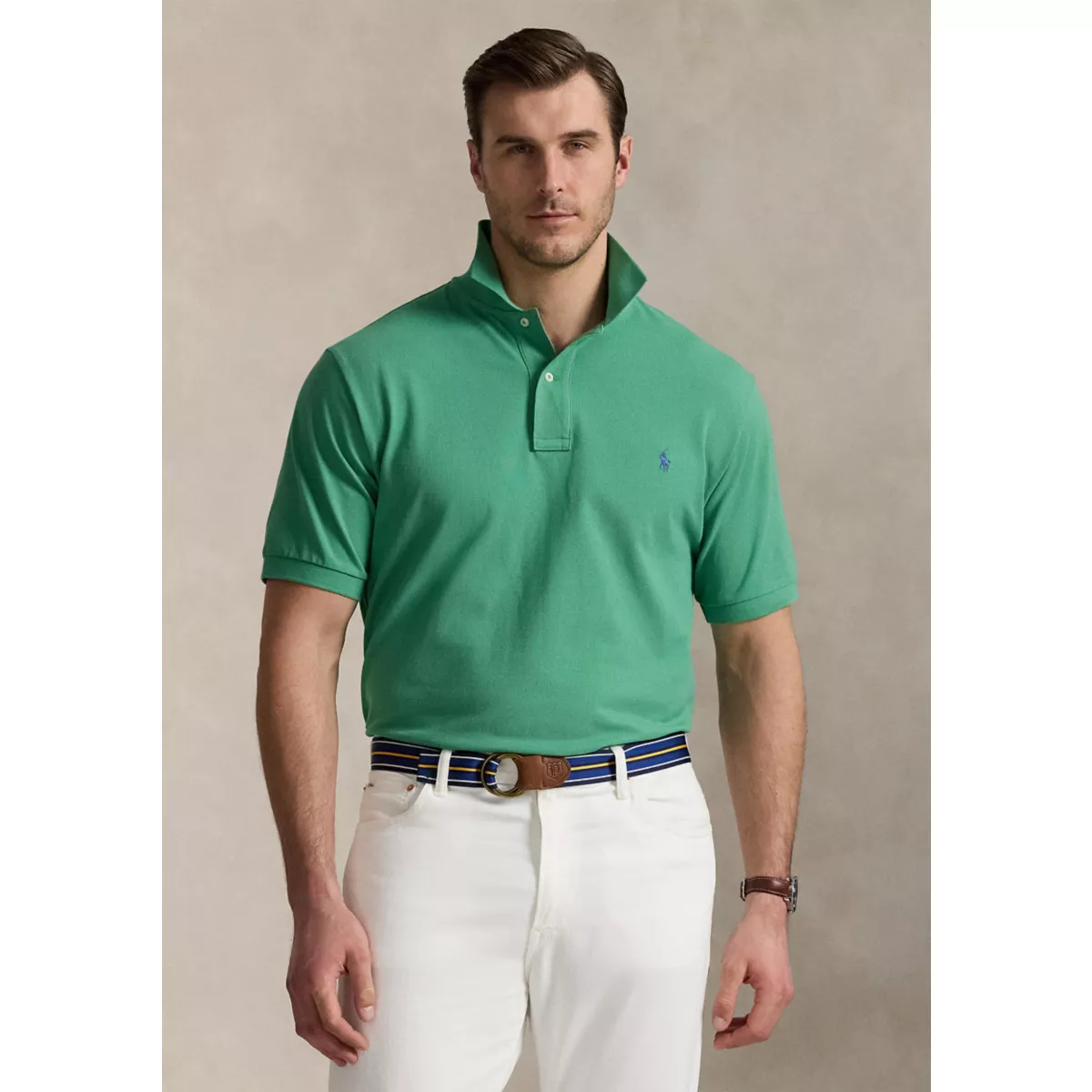 Big & Tall Mesh Polo Shirt - 5