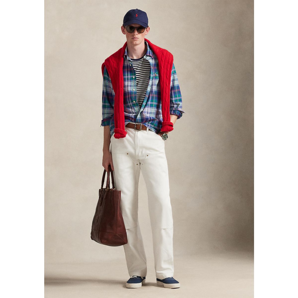 Classic Fit Striped Oxford Shirt - 4