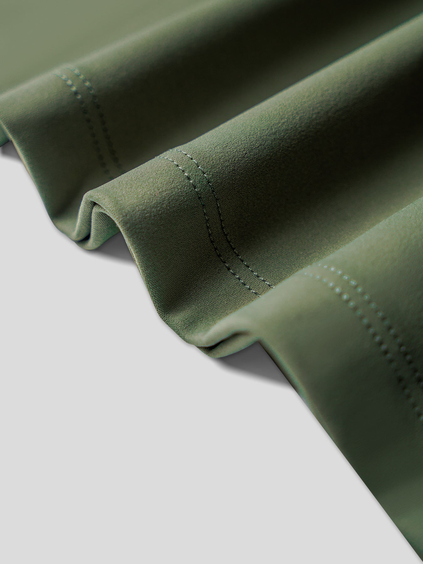 SmoothBlend clásico Fit Half Zip Mock Neck Tee:Zip Contrast Color