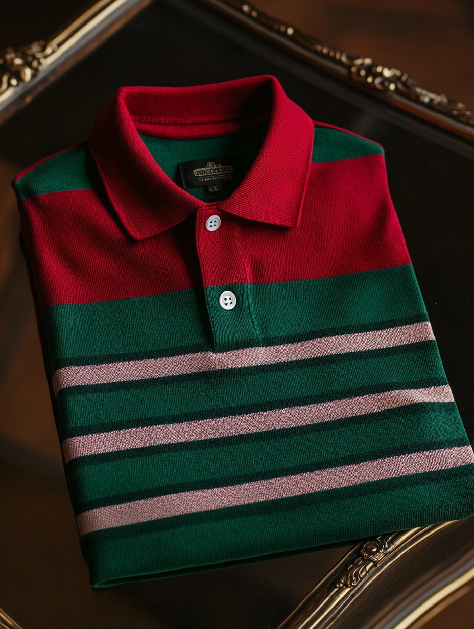 Camisa polo ejecutivo Logo con botones de manga corta para hombre