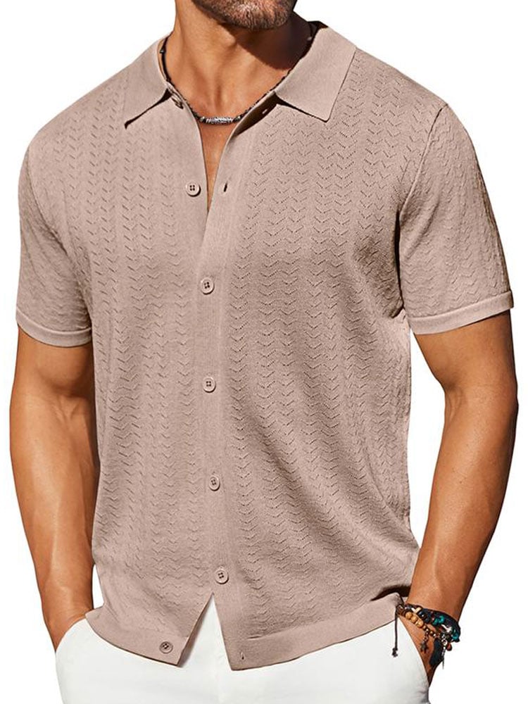 Camisa ejecutivo casual Muscle para hombre