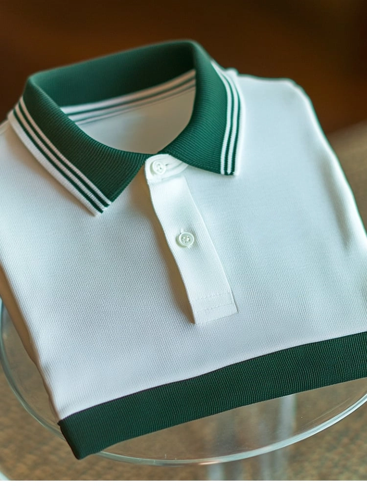 Camisa polo ejecutivo casual Button de manga corta para hombre