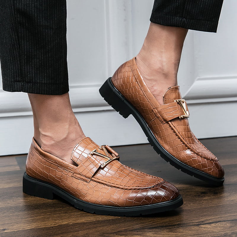 Zapatos European And American de moda diseño Design ejecutivo casual cuero