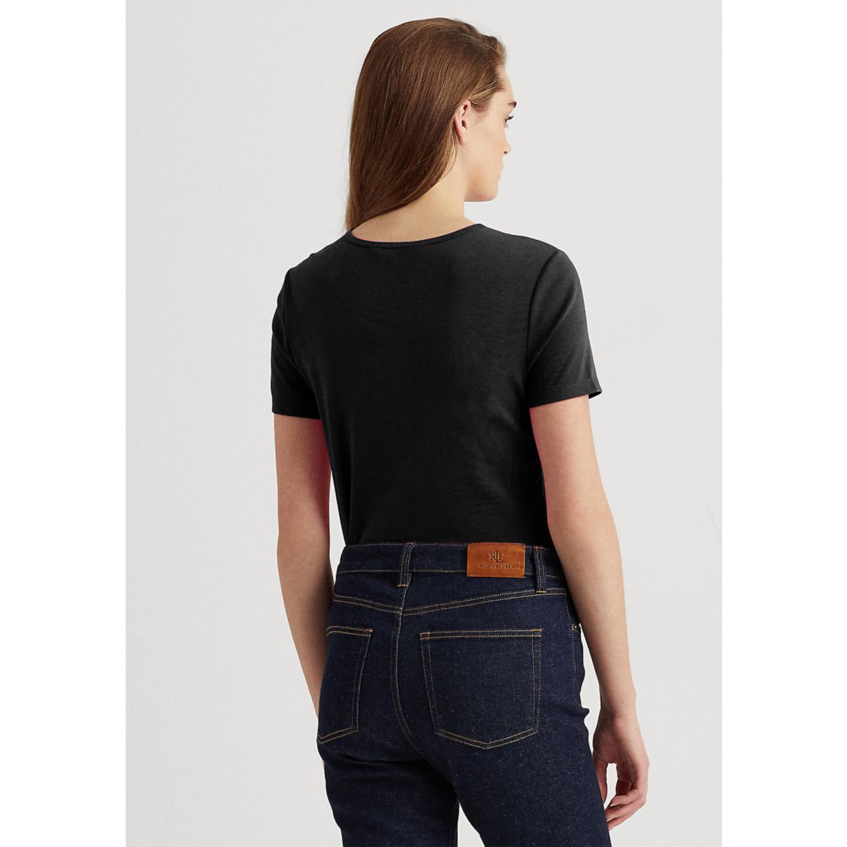 Women's Crew Neck Cotton T-Shirt - 2