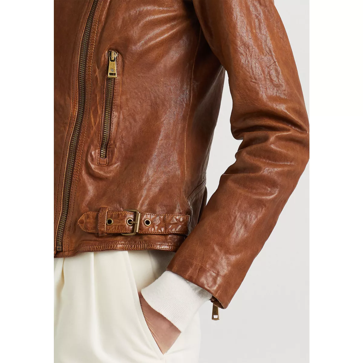 Leather Moto Jacket - 3