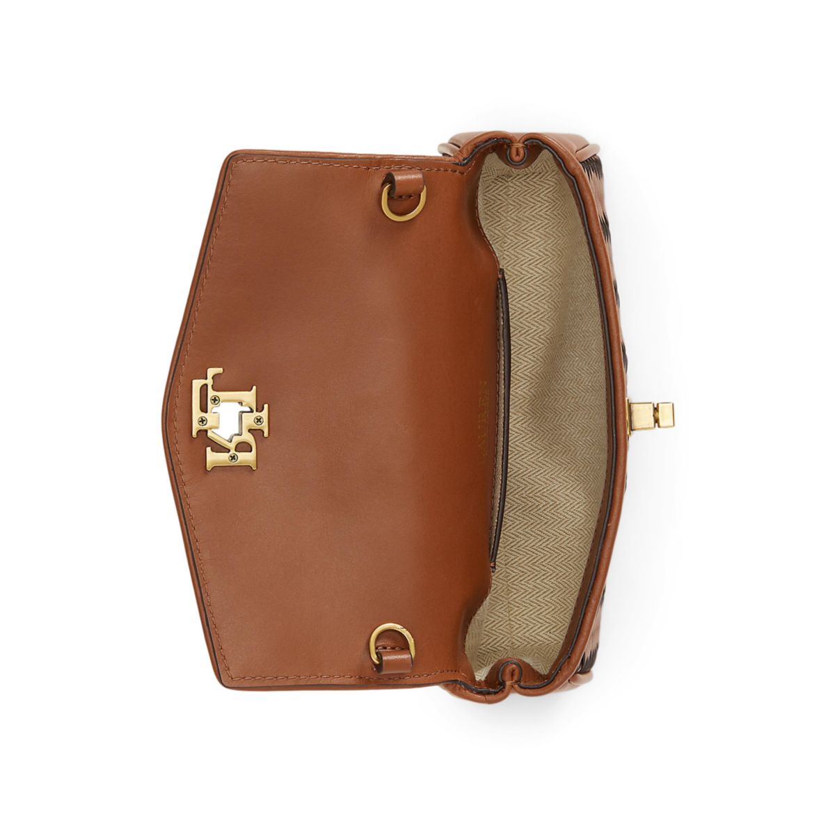 Woven Leather Tanner Crossbody Wallet - 5