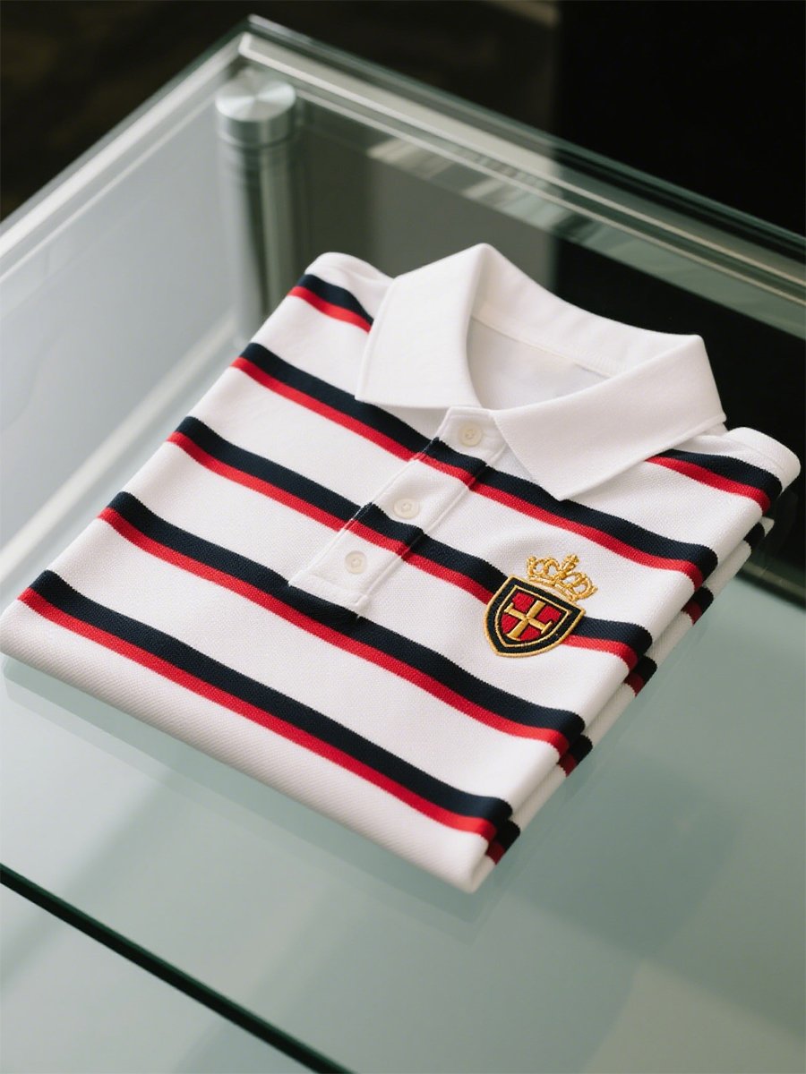 Camisa polo ejecutivo casual Button de manga corta para hombre