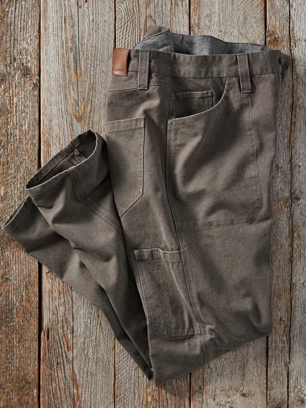 Pantalón vintage para exterior Sports Multi-bolsillo casual para hombre