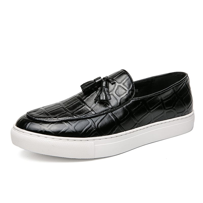 Zapatos retro ejecutivo casual Tassel Leather