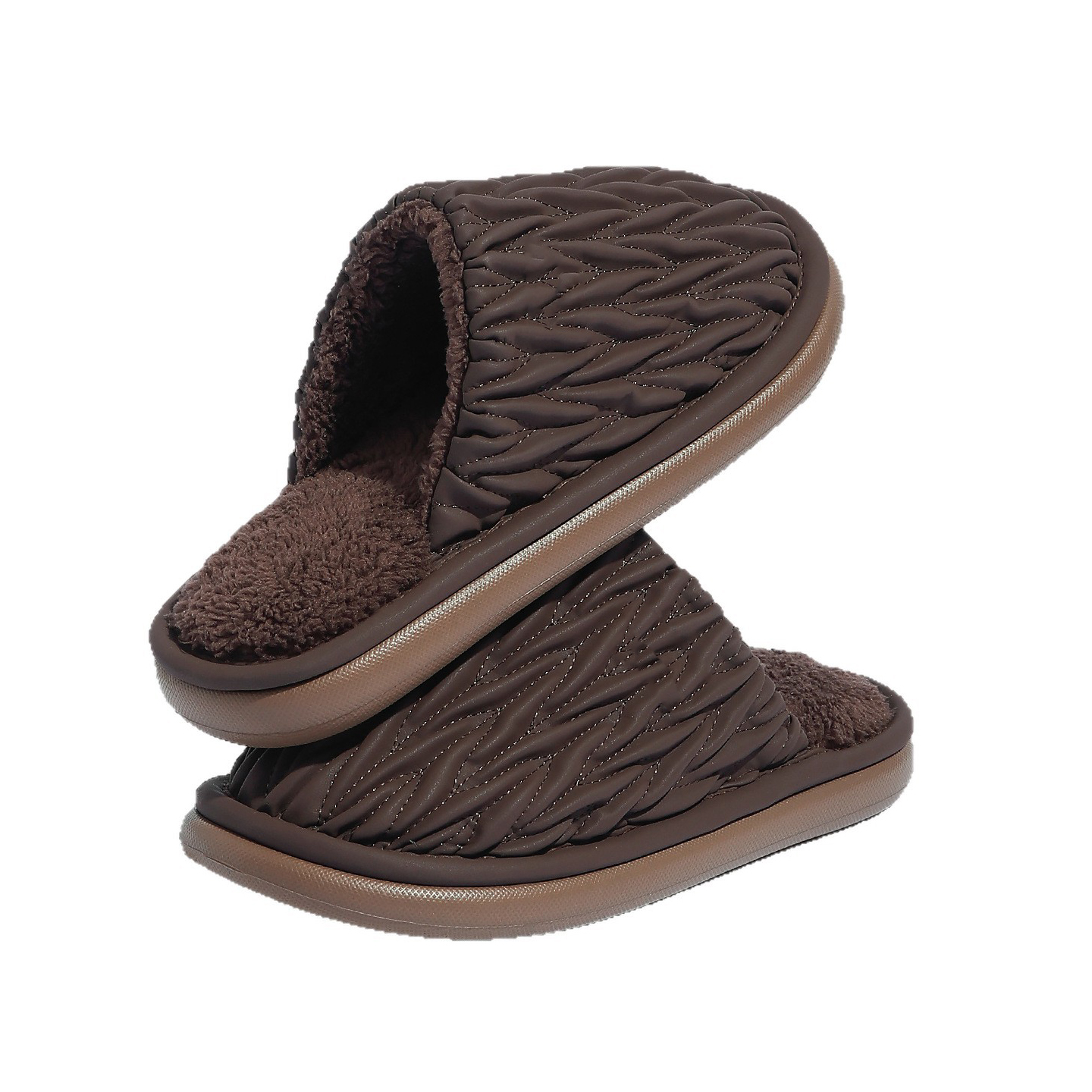 Smooth, thick-soled, antibacterial, odor-resistant, warm, de algodón slippers