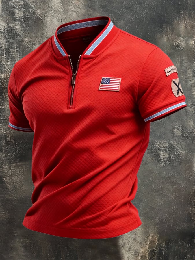 Camiseta retro Patriot Patchpara trabajo para hombre