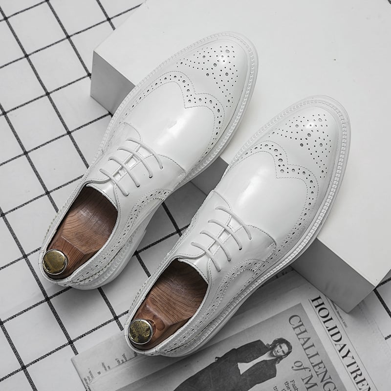 Zapatos de modaable British Comfortable casual Pointed Toe All-Match cuero