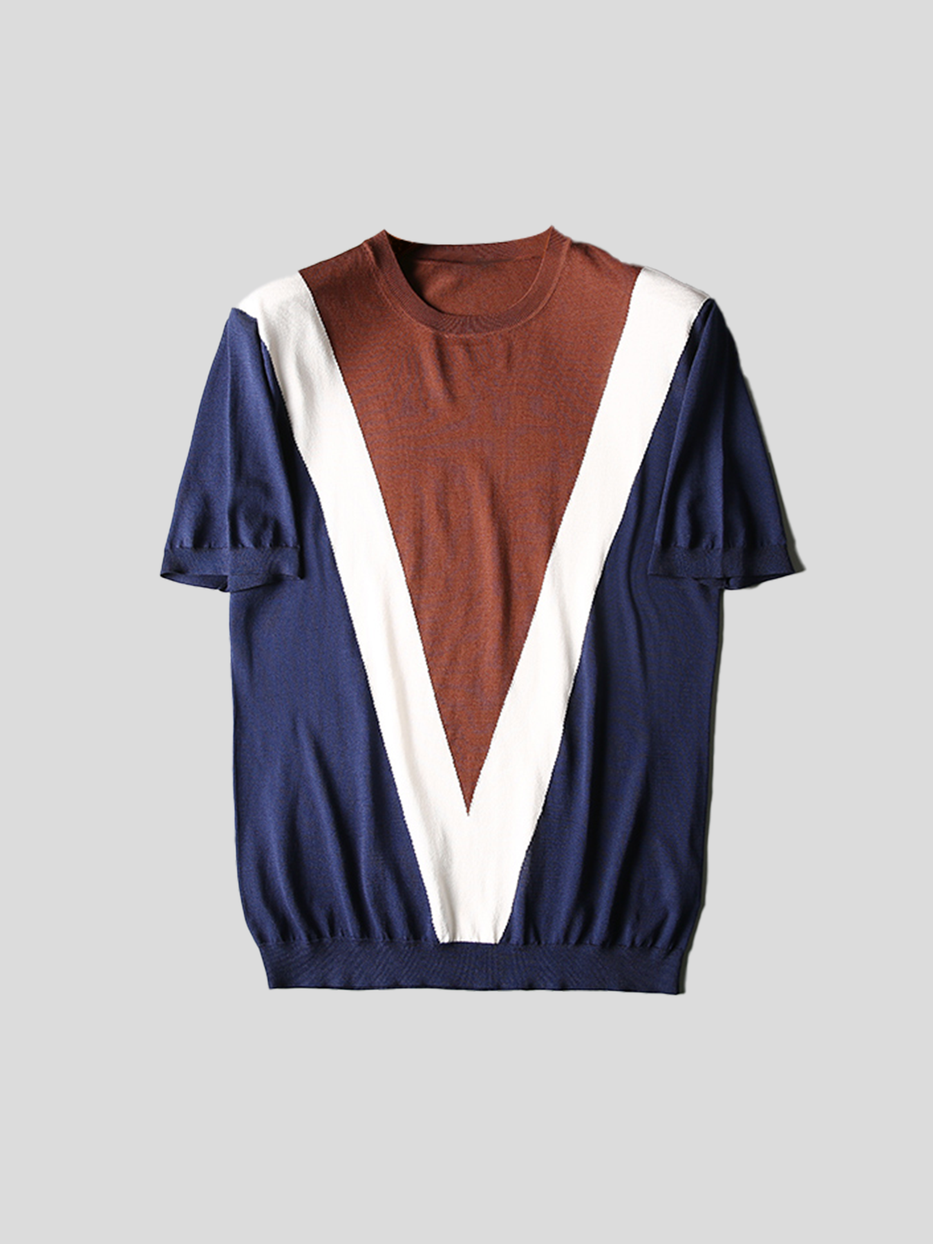 Camiseta Cooltejido transpirable Contrast Color de manga corta tejidoted
