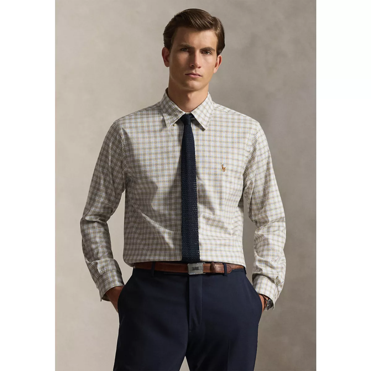 Classic Fit Performance Oxford Shirt - 7
