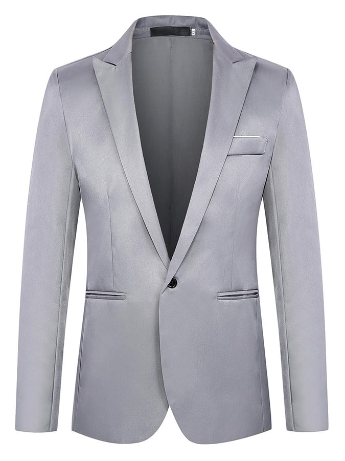 Saco formal Single-Button de corte entallado para hombre
