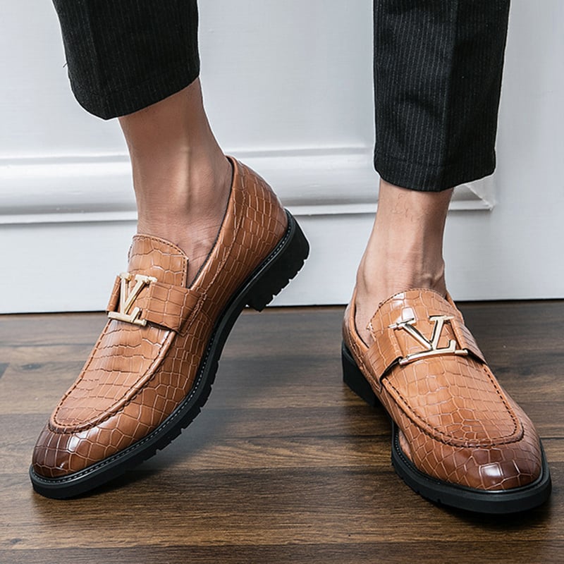 Zapatos European And American de moda diseño Design ejecutivo casual cuero