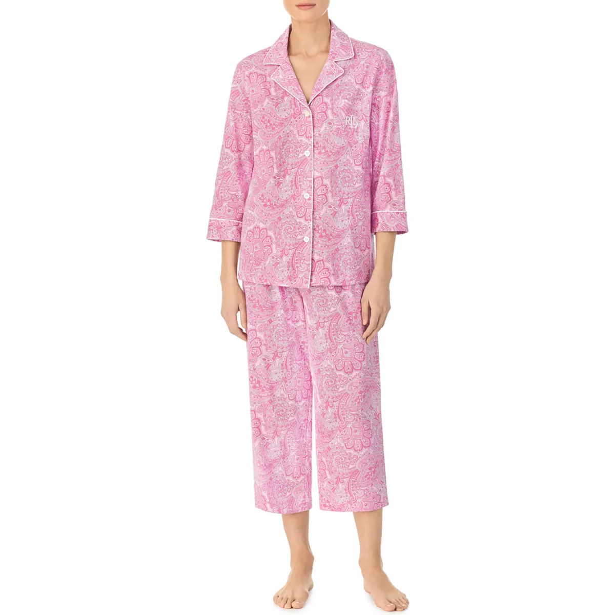 Knit Capri Pajama Set - 4