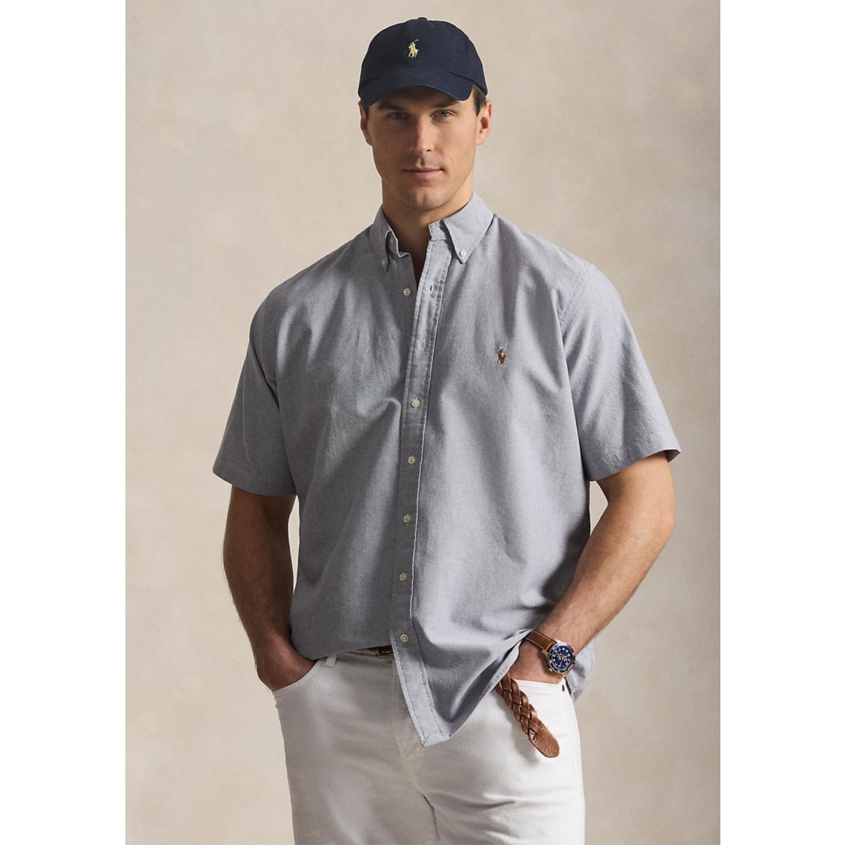 Big & Tall Oxford Shirt - 1