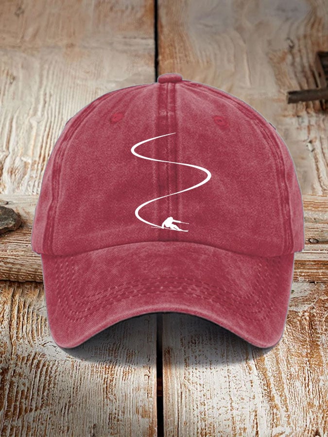 Ski enthusiasts estampado hat