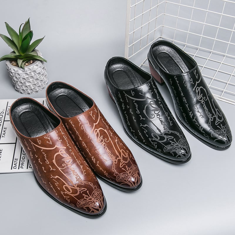 Zapatos casual British Trendy cuero para hombre