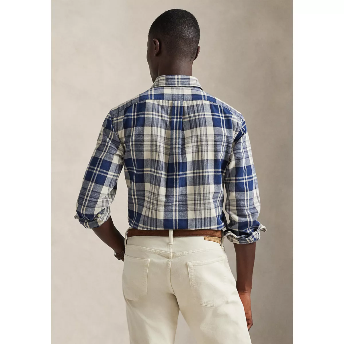 Men's Custom Fit Brushed Oxford Shirt - 4