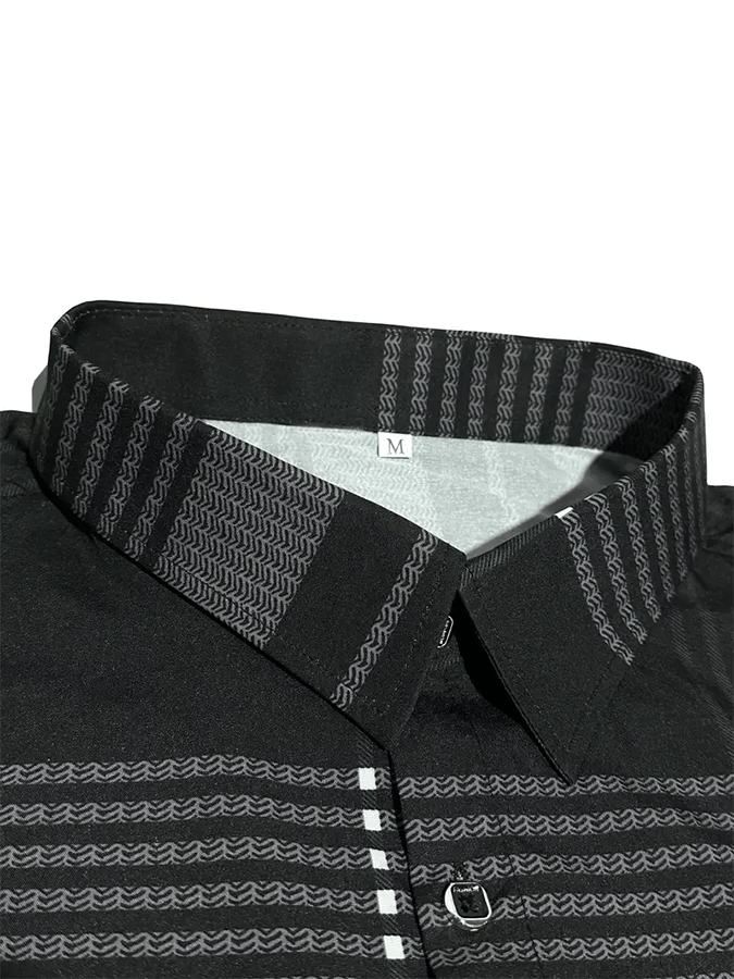 Camisa a cuadros ejecutivo casual para hombre