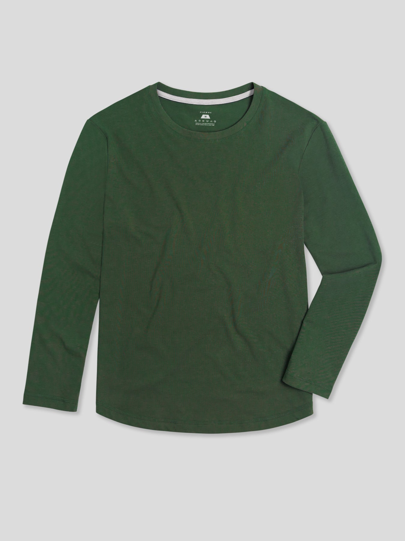 StaySmooth de manga larga Curve Hem Tee:clásico Fit