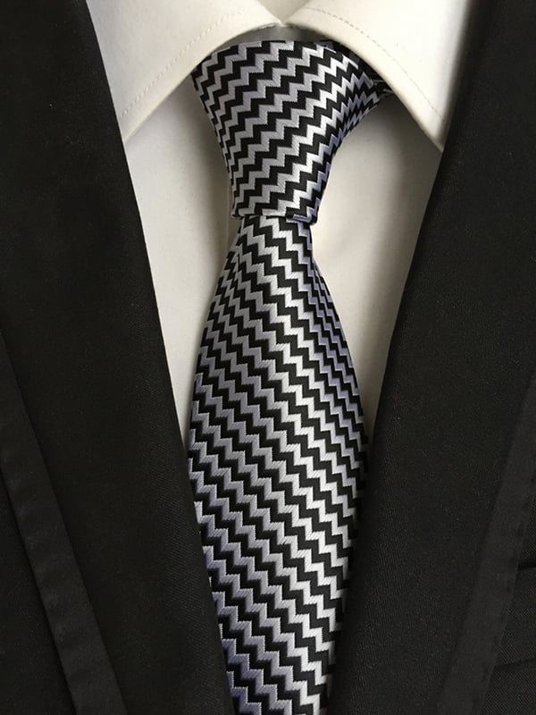 Camisa retro Gentleman Wedding Busines Tie para hombre