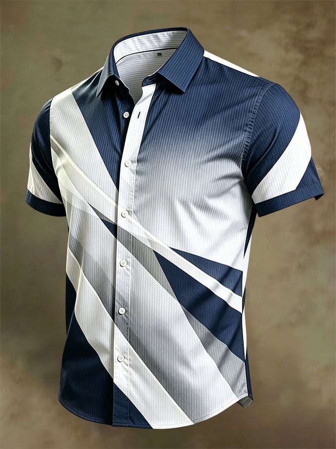 Camisa de manga corta ejecutivo para hombre