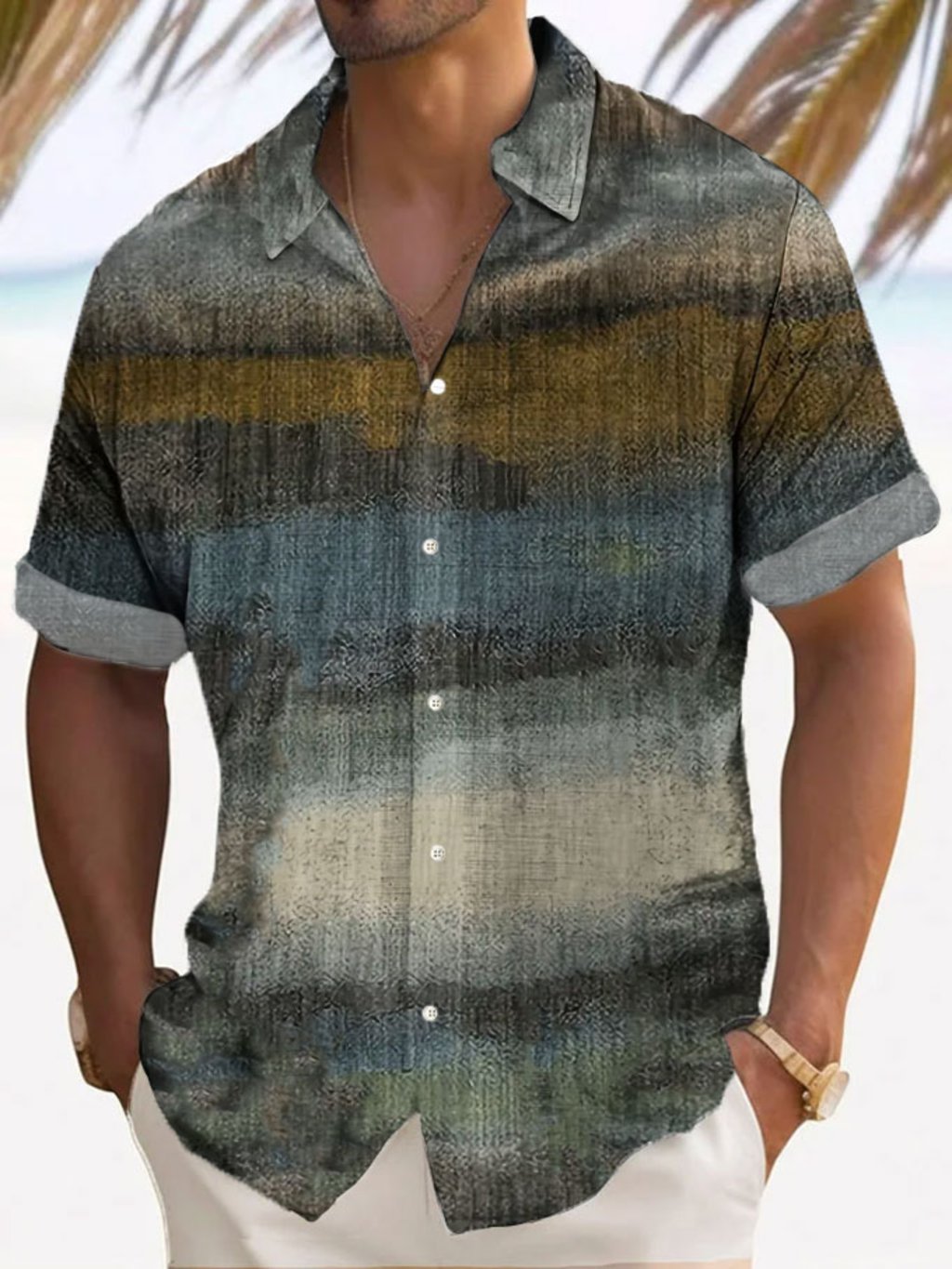 Resort Style Princamiseta para hombre
