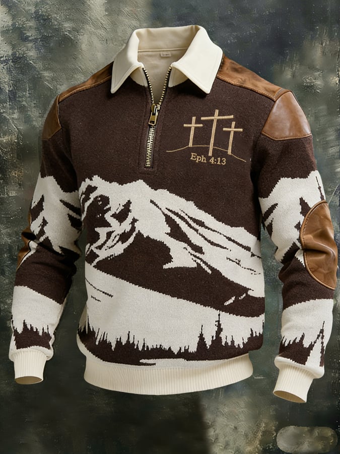 Camisa winter faith-themed estampado lapel -Fast Shipping para hombre
