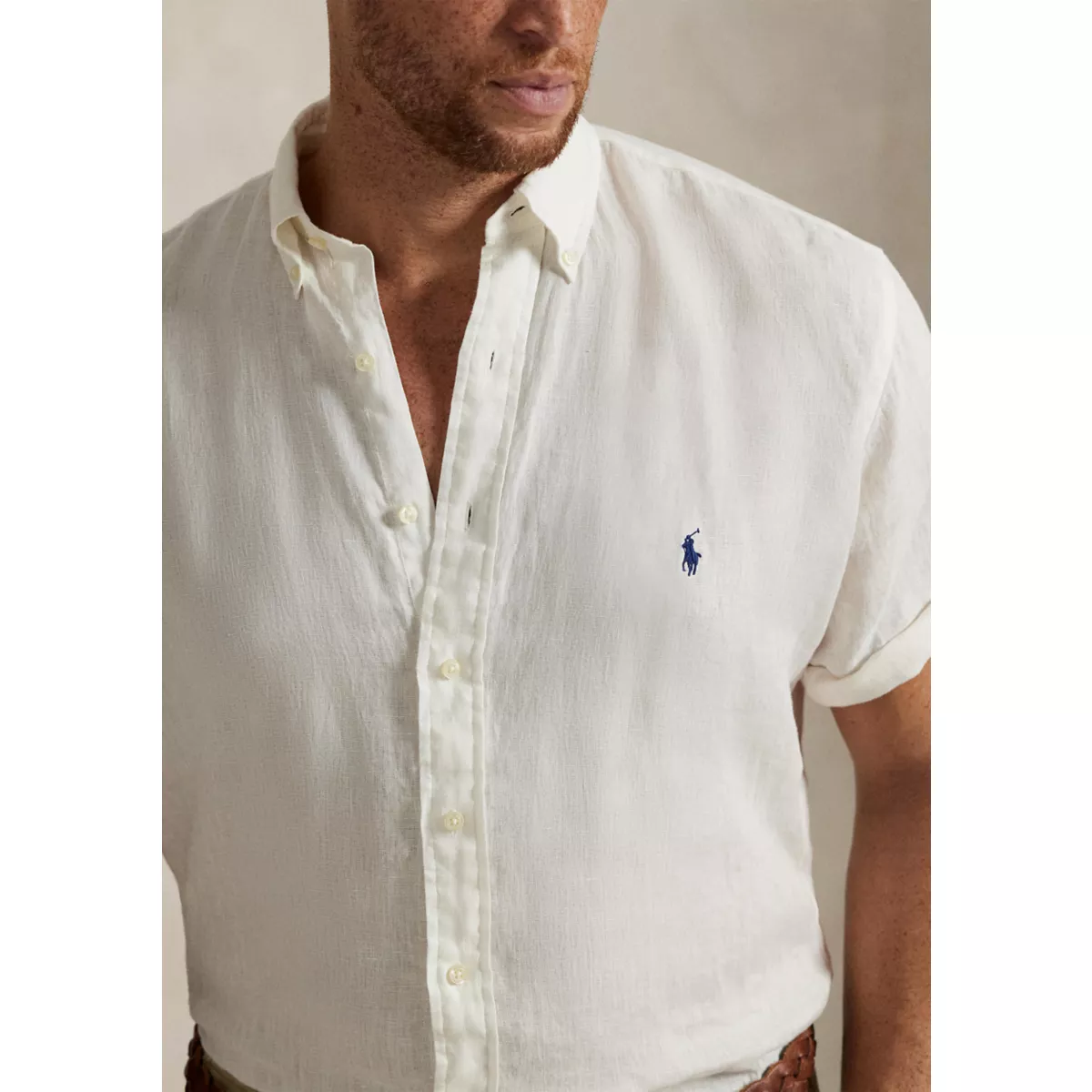 Big & Tall Linen Shirt - 3