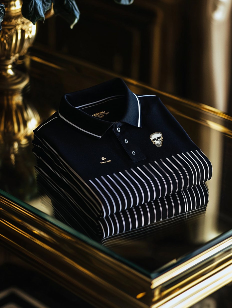 Camisa polo ejecutivo casual Button de manga corta para hombre