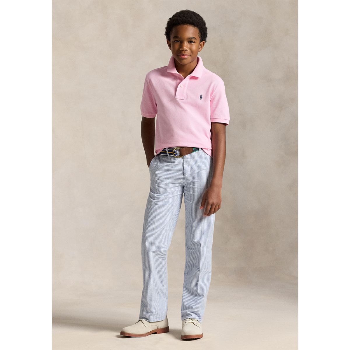 Boys 8-20 Cotton Mesh Polo Shirt - 3