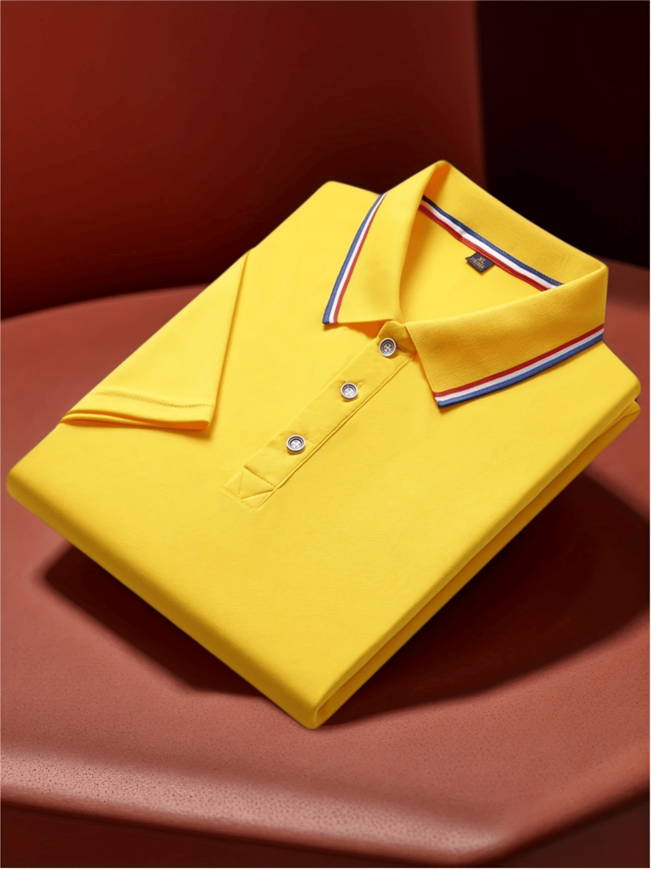Camisa polo ejecutivo casual Button de manga corta para hombre