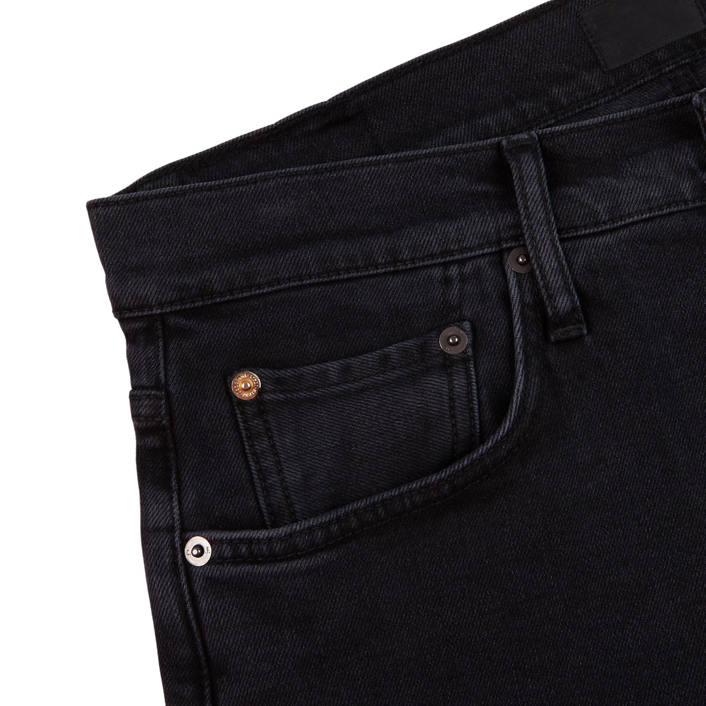 Used Black Candiani Organic de algodón M7 Jeans