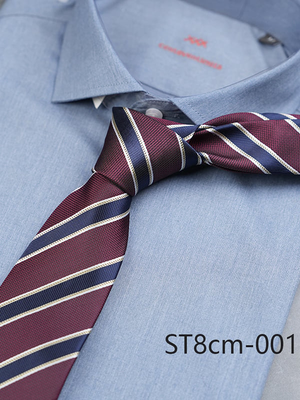 Camisa retro Gentleman Wedding Busines Tie para hombre
