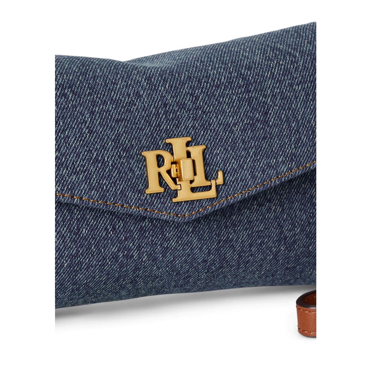 Washed Denim Tanner Crossbody Wallet - 8