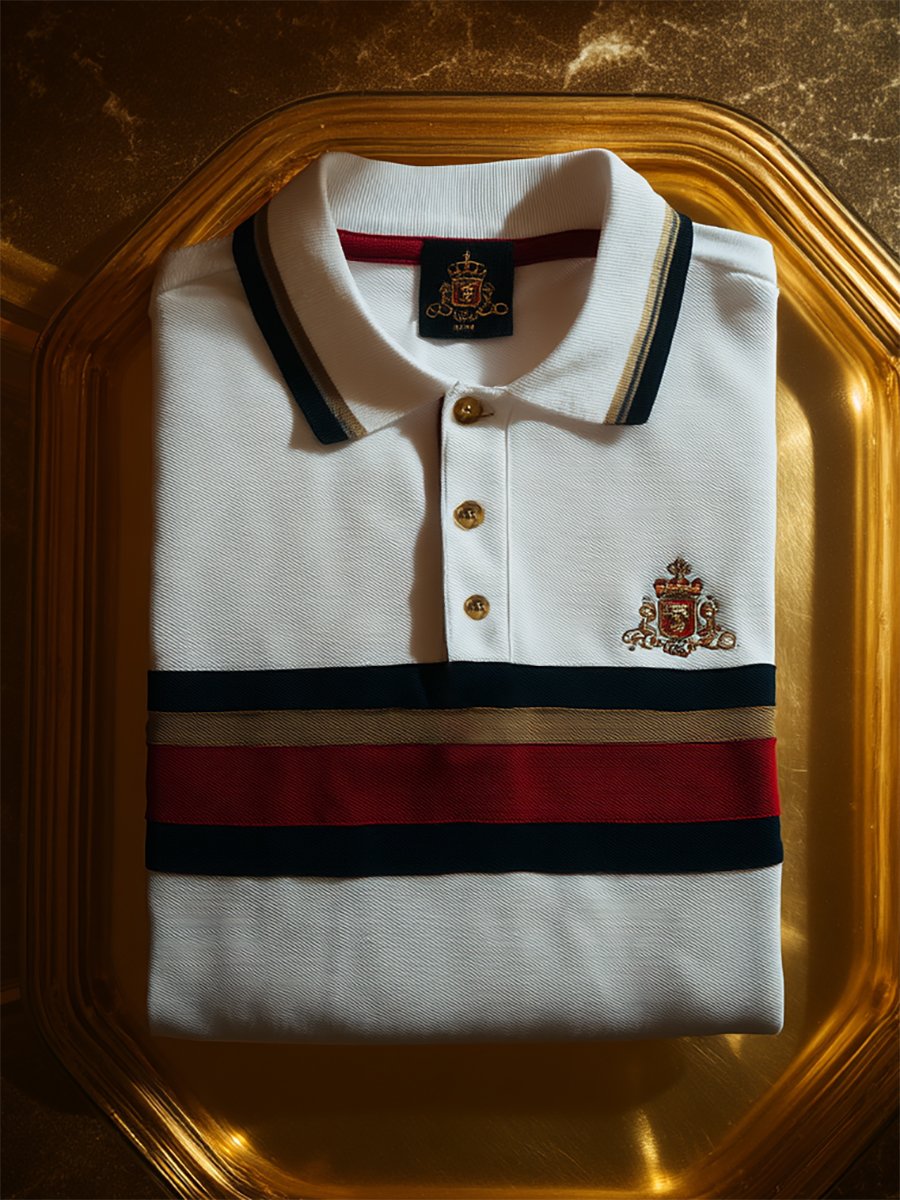 Camisa polo ejecutivo casual Button de manga corta para hombre