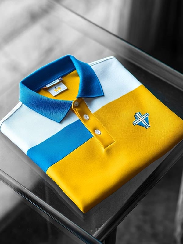 Camisa polo Check ejecutivo casual de manga corta para hombre