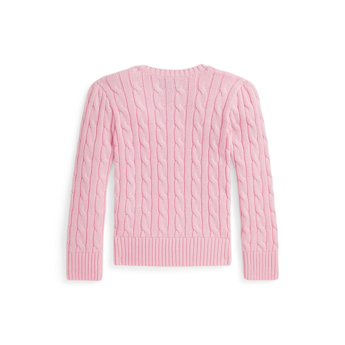 Girls 2-6x Cable-Knit Cotton Sweater - 5