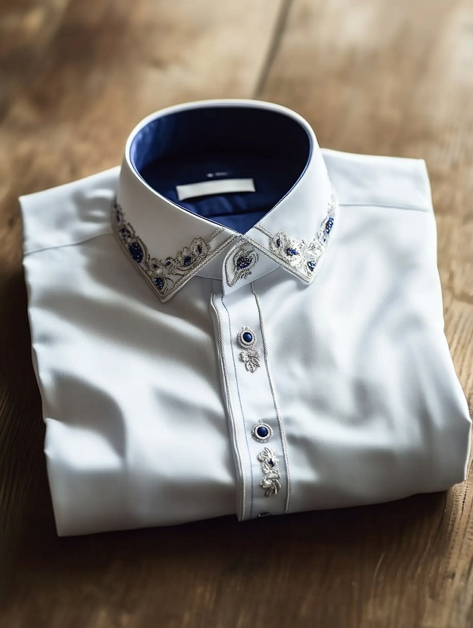 Camisa de lujo Gorgeous de manga larga para hombre